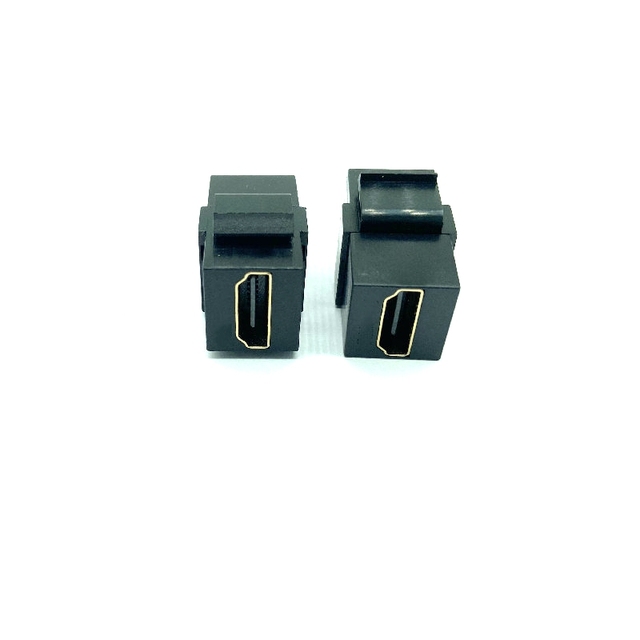 Prosty złączowy łącznik HDMI 1.4 żeński do żeńskiego F/F gniazdo Keystone (białe/czarne) - Wianko - 5