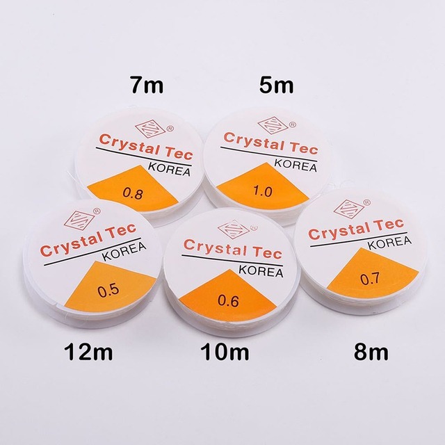 Żyłka elastyczna 0.5-1.0mm do tworzenia biżuterii z koralików Crystal Tec - frezowanie i elastyczność - Wianko - 4
