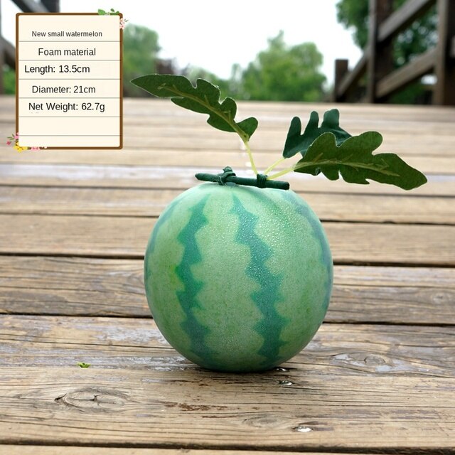 Symulacja płatków arbuzowej pianki owoce - model sztuczne warzywa fotografia rekwizyty dekoracje sceniczne - Wianko - 5