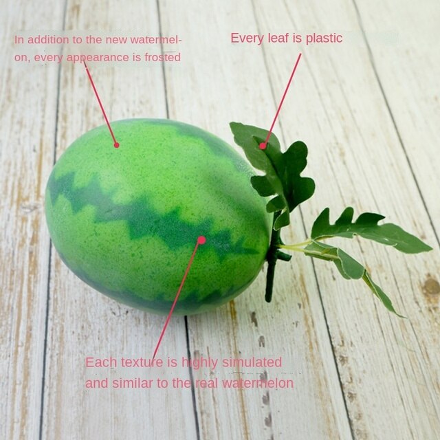 Symulacja płatków arbuzowej pianki owoce - model sztuczne warzywa fotografia rekwizyty dekoracje sceniczne - Wianko - 2