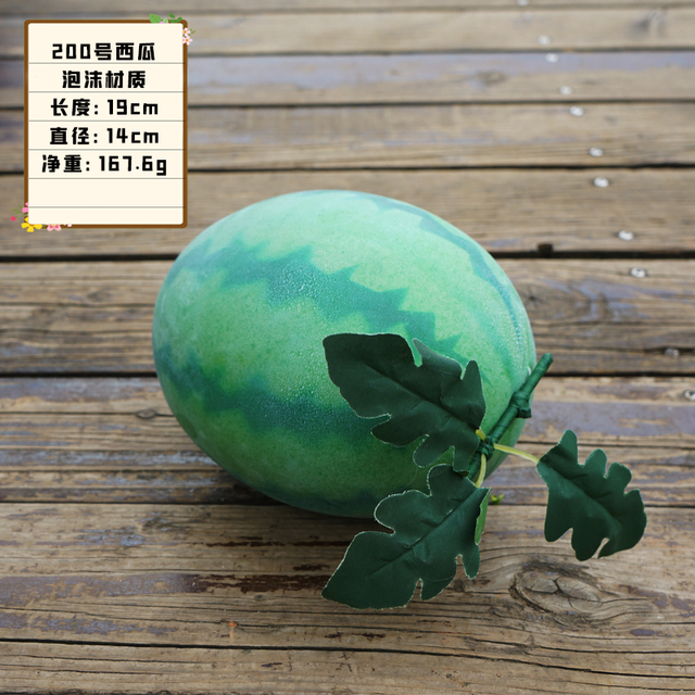 Symulacja płatków arbuzowej pianki owoce - model sztuczne warzywa fotografia rekwizyty dekoracje sceniczne - Wianko - 7