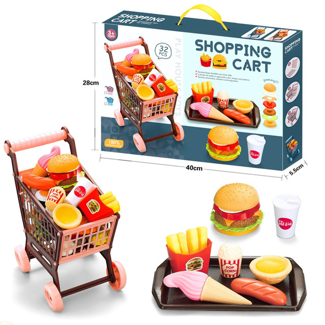 Nowy Mini Grill Burger Sushi - Symulacja Zabawkowa Kuchnia dla Dzieci - Wianko - 5