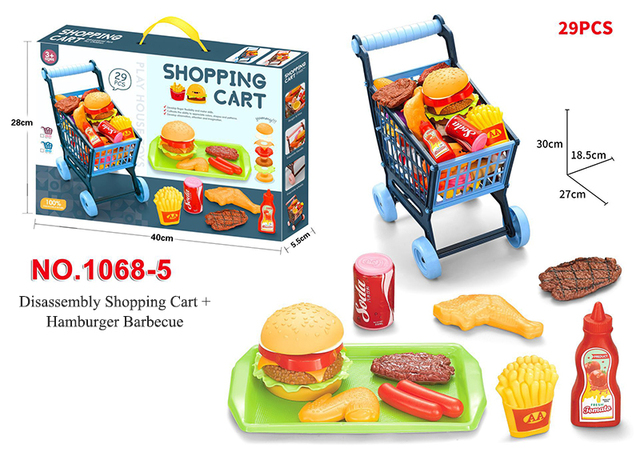 Nowy Mini Grill Burger Sushi - Symulacja Zabawkowa Kuchnia dla Dzieci - Wianko - 7