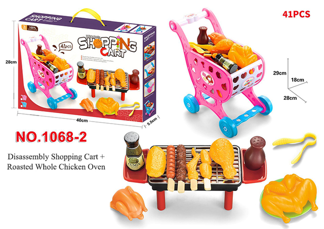 Nowy Mini Grill Burger Sushi - Symulacja Zabawkowa Kuchnia dla Dzieci - Wianko - 6