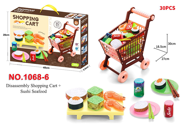 Nowy Mini Grill Burger Sushi - Symulacja Zabawkowa Kuchnia dla Dzieci - Wianko - 10