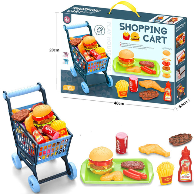 Nowy Mini Grill Burger Sushi - Symulacja Zabawkowa Kuchnia dla Dzieci - Wianko - 3
