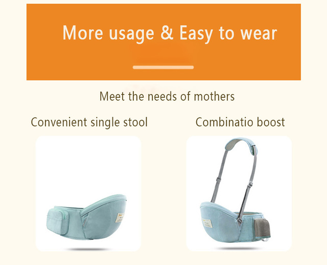 Ergonomiczne nosidełko dla dzieci - łatwe i wygodne noszenie od 0 do 36 miesiąca życia - Wianko - 3