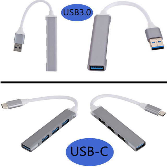 HUB USB 3.0 typu C 3.1 4 Porty OTG dla Lenovo Xiaomi Macbook Pro - Wianko - 2