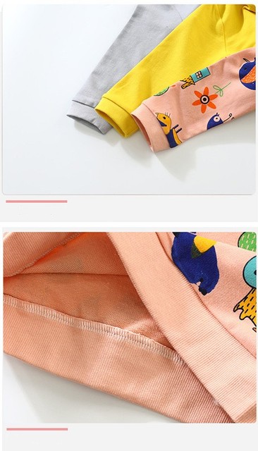 Bluza dziecięca z kapturem bawełniana jesienno-wiosenna z kreskówkowym wzorem dla chłopców i dziewczynek, 2-4 lata - Wianko - 5