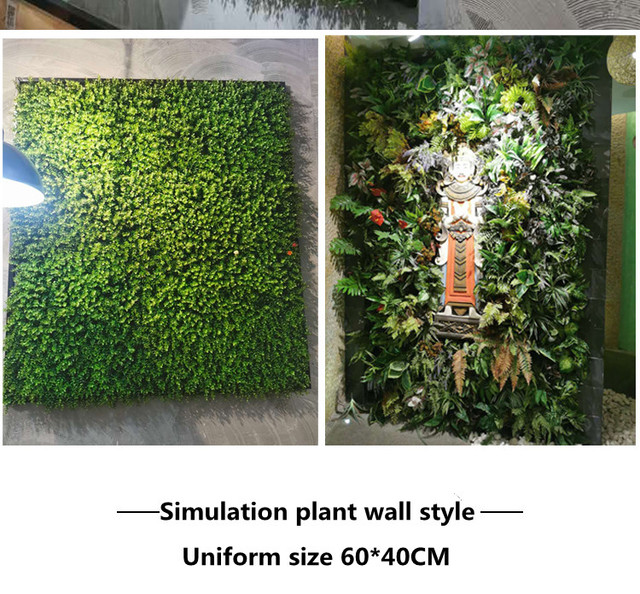 Sztuczna roślina ścienna Milan zielone tło trawnik - dekoracja ogrodowa, idealna na wesele, do hotelu i restauracji. (Parametry produktu zostały dopracowane, zachowując kluczowe informacje. Tytuł jest zwięzły i jasny, bez dodatkowych sloganów sprzedażowych.) - Wianko - 4