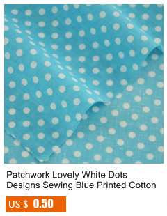 Tkanina bawełniana niebieska z wzorem róż w stylu diagonal, do szycia lalki, scrapbookingu i odzieży - Wianko - 159
