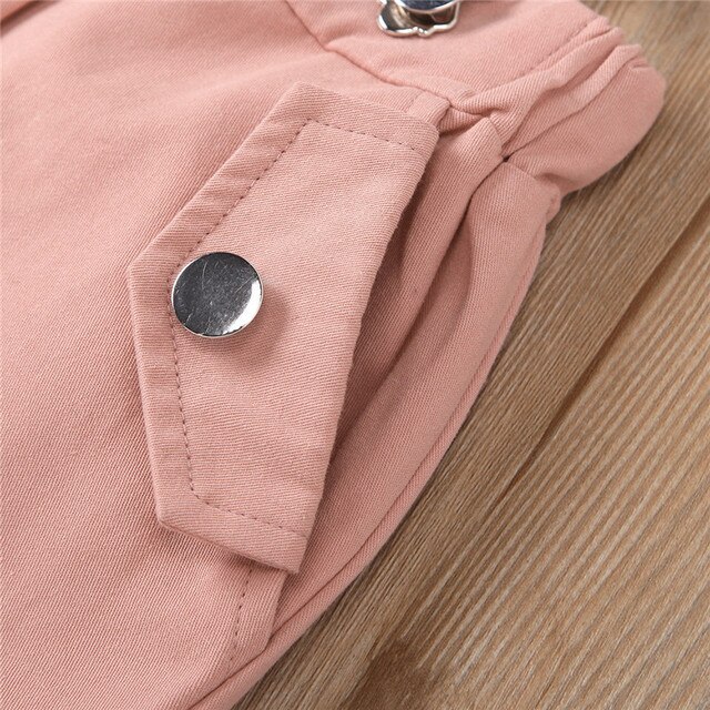 Zestaw letnich ubrań dla dziewczynek 1-6 lat: bluzka z rękawem typu latające i okrągłym dekoltem + majtki z podwiązkami - Wianko - 11