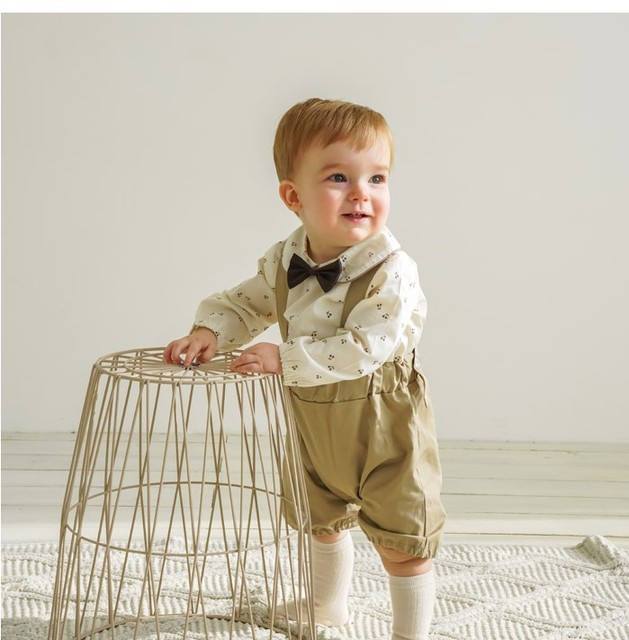 Kombinezon dla niemowląt: pasujący zestaw dla brata i siostry, hiszpański styl, Romper z bawełnianej sukienki, z płaszczem dla maluchów - Wianko - 3
