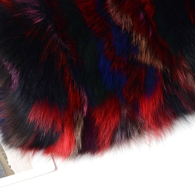 Luksusowa torebka podróżna z autentycznym futrem lisa, idealna na zimowe dni - Wianko - 34