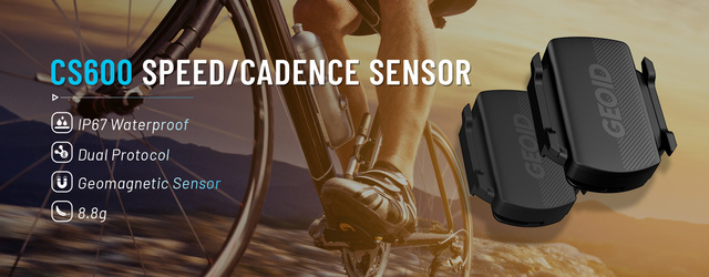 GEOID Bike Cadence - czujnik prędkości i licznik rowerowy z funkcją ANT+ i Bluetooth, kompatybilny z GARMIN, IGPSPORT i Bryton - Wianko - 1