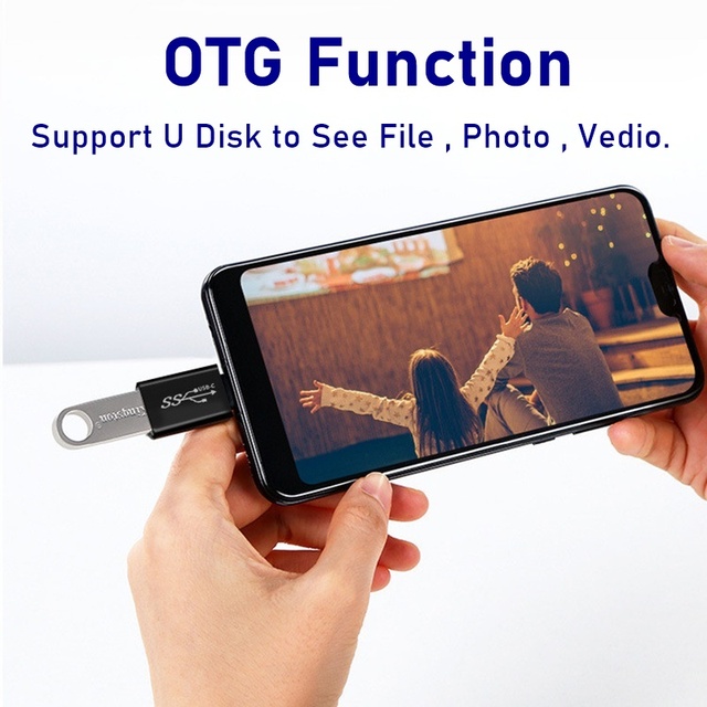 Adapter uniwersalny Tongdaytech typu C na Micro USB OTG z funkcją synchronizacji danych - Wianko - 3