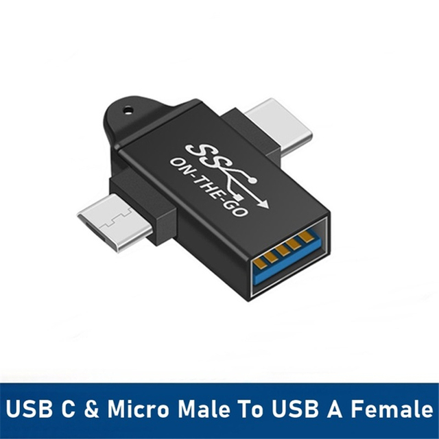 Adapter uniwersalny Tongdaytech typu C na Micro USB OTG z funkcją synchronizacji danych - Wianko - 7