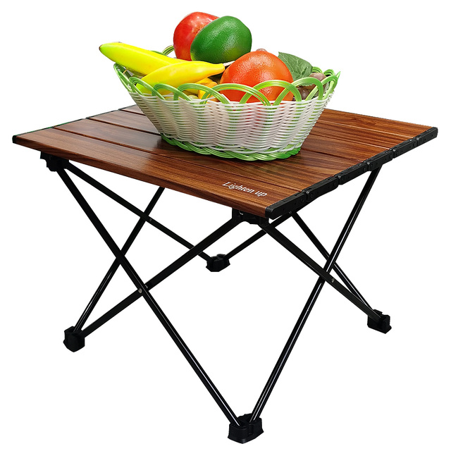 Składany stół piknikowy i kempingowy z aluminium, super lekki - Wianko - 17