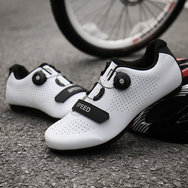 Młodzieżowe ultralekkie samoblokujące buty rowerowe męskie/damskie do kolarstwa szosowego/rowerowego profesjonalnego wyścigowego - Wianko - 12