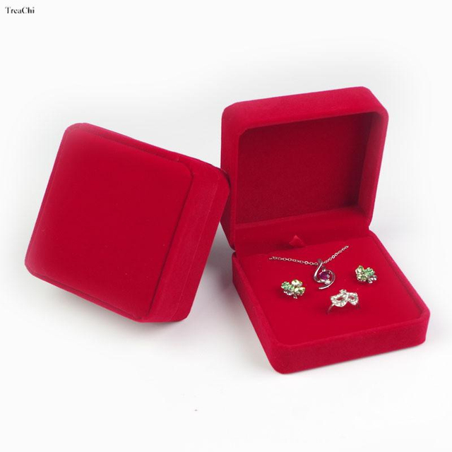 Ślubne pudełko na pierścionek w luksusowym stylu, z aksamitną wyściółką, kolczykami i przenośnym uchwytem - idealny prezent na zaręczyny, urodziny dla pani - Wianko - 22