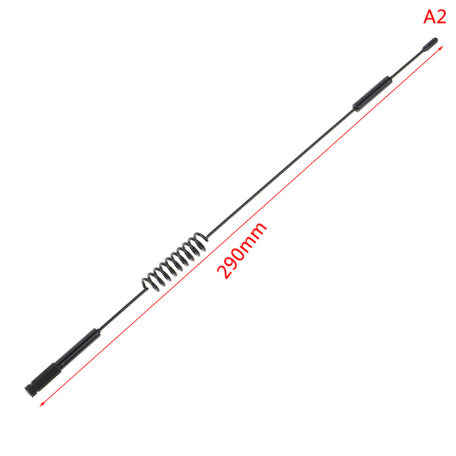 Lekka, łatwa w instalacji metalowa dekoracyjna antena Crawler do zdalnie sterowanego samochodu gąsienicowego 1:10, 200/290mm - Wianko - 5