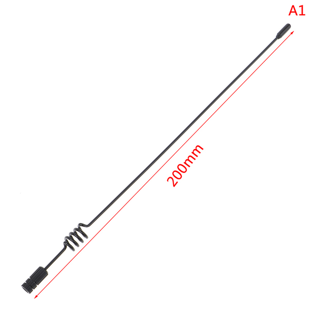 Lekka, łatwa w instalacji metalowa dekoracyjna antena Crawler do zdalnie sterowanego samochodu gąsienicowego 1:10, 200/290mm - Wianko - 4