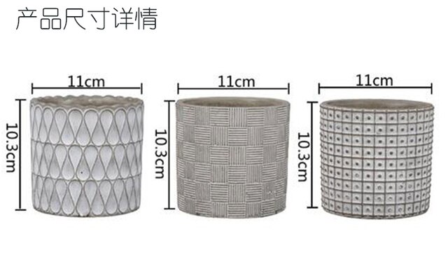 Forma silikonowa do gliny - okrągłe soczyste doniczki DIY z 3 otworami do rzemiosła artystycznego, gipsowych i betonowych form tynku - Wianko - 2