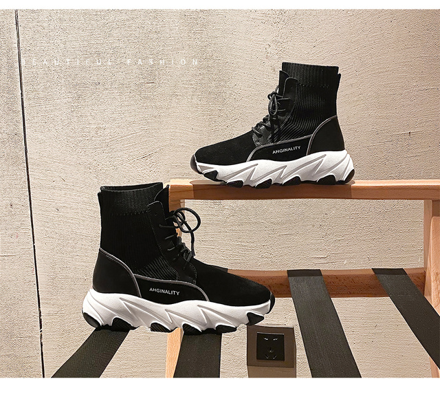 2020 Damskie buty zimowe wysokiej jakości z czarnym zaokrąglonym czubkiem - Wianko - 21