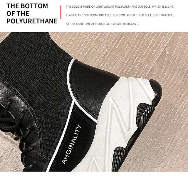 2020 Damskie buty zimowe wysokiej jakości z czarnym zaokrąglonym czubkiem - Wianko - 18