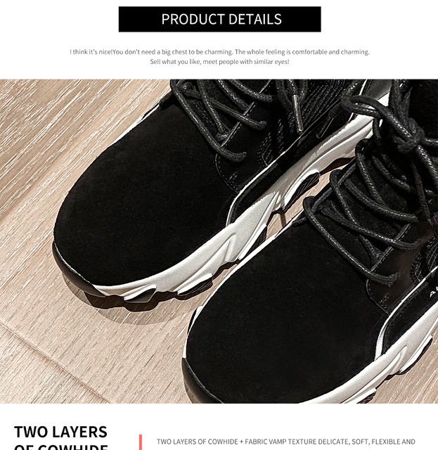 2020 Damskie buty zimowe wysokiej jakości z czarnym zaokrąglonym czubkiem - Wianko - 15