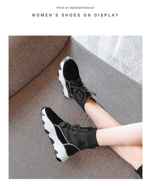2020 Damskie buty zimowe wysokiej jakości z czarnym zaokrąglonym czubkiem - Wianko - 9