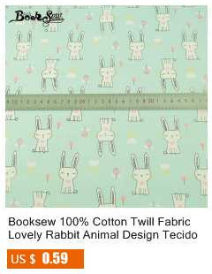 Tekstylia domowe Booksew Cute Fox - różowa bawełna 100%, dla szycia patchworku i lalki - Wianko - 135