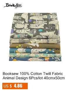 Tekstylia domowe Booksew Cute Fox - różowa bawełna 100%, dla szycia patchworku i lalki - Wianko - 112