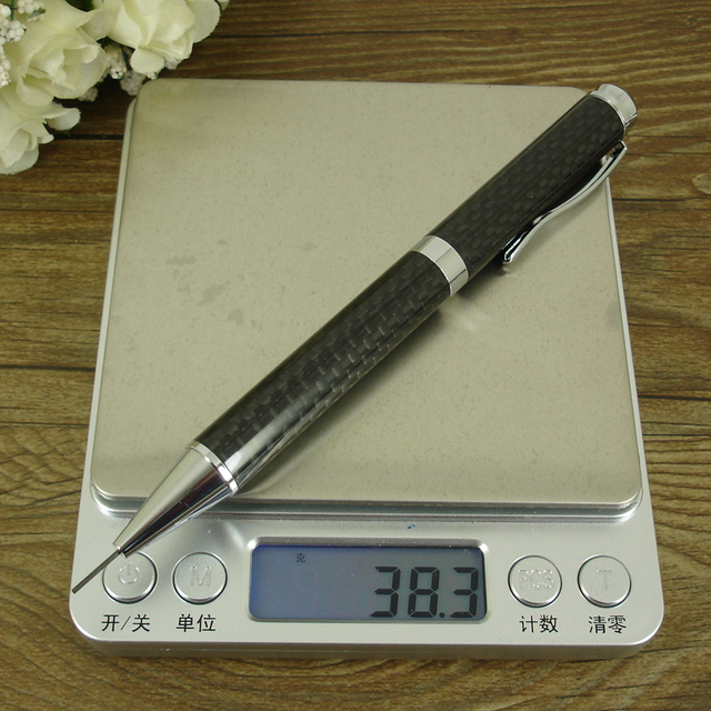 Ołówek automatyczny ACMECN z pełnym włóknem węglowym, 0,9mm, z gumką - Wianko - 24