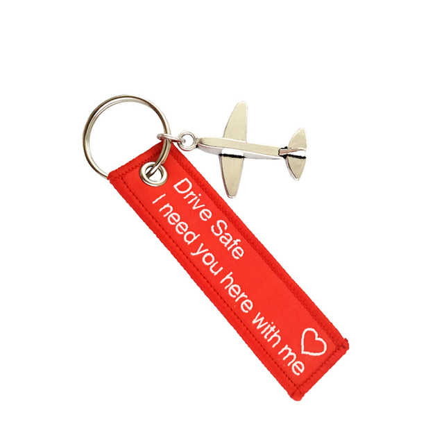 Brelok na klucze Lotniczy pocałunek przed startem - metalowy samolot w formie breloczka - Wianko - 6