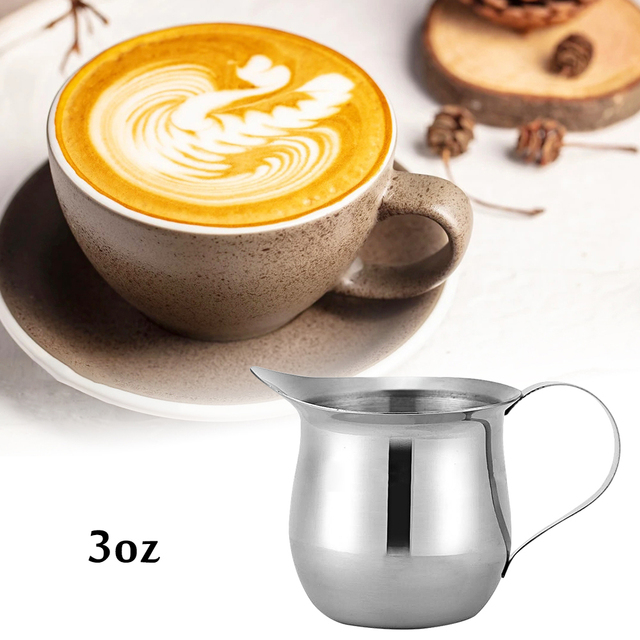 Dzbanek na mleko ze stali nierdzewnej Latte Art z pojemnością 60ml/90ml/150ml/240ml - Wianko - 12