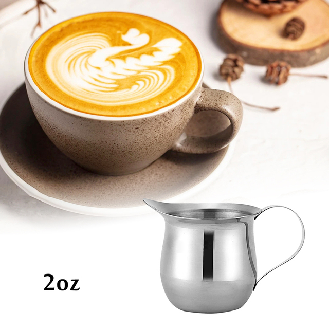 Dzbanek na mleko ze stali nierdzewnej Latte Art z pojemnością 60ml/90ml/150ml/240ml - Wianko - 11
