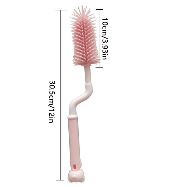 Szczotka do czyszczenia butelki dla dziecka z długą rączką - Wianko - 8
