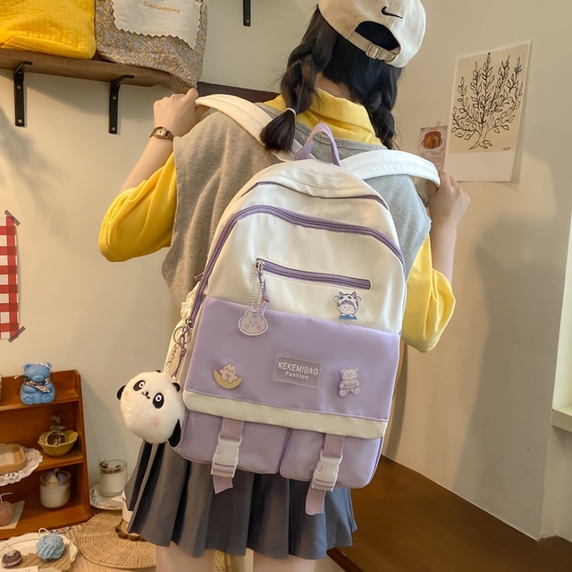 Modny plecak Kawaii 2021 dla dziewcząt - śliczne cukierki wodoodporny tornister podróżny - Wianko - 23