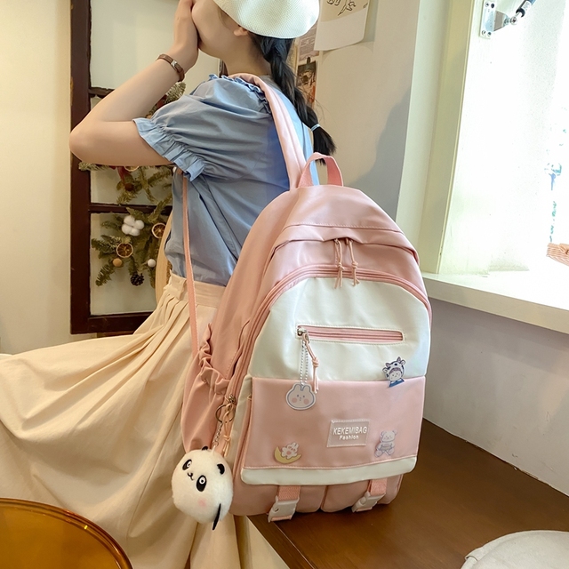 Modny plecak Kawaii 2021 dla dziewcząt - śliczne cukierki wodoodporny tornister podróżny - Wianko - 27
