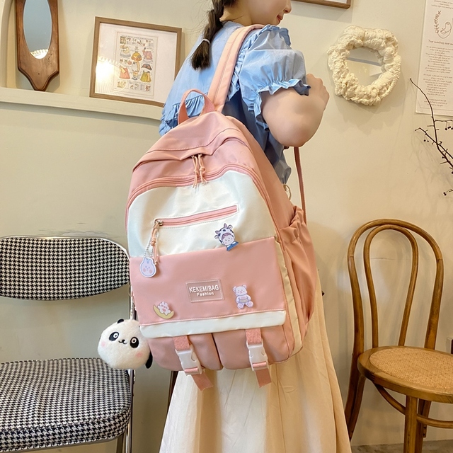 Modny plecak Kawaii 2021 dla dziewcząt - śliczne cukierki wodoodporny tornister podróżny - Wianko - 28