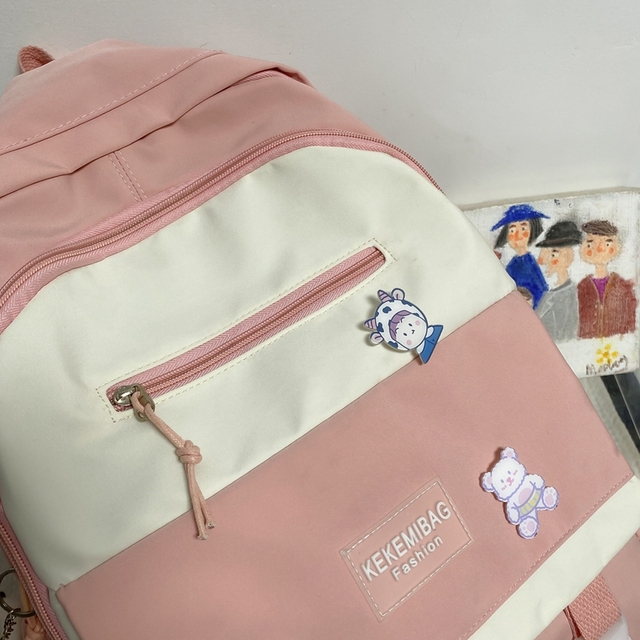 Modny plecak Kawaii 2021 dla dziewcząt - śliczne cukierki wodoodporny tornister podróżny - Wianko - 15