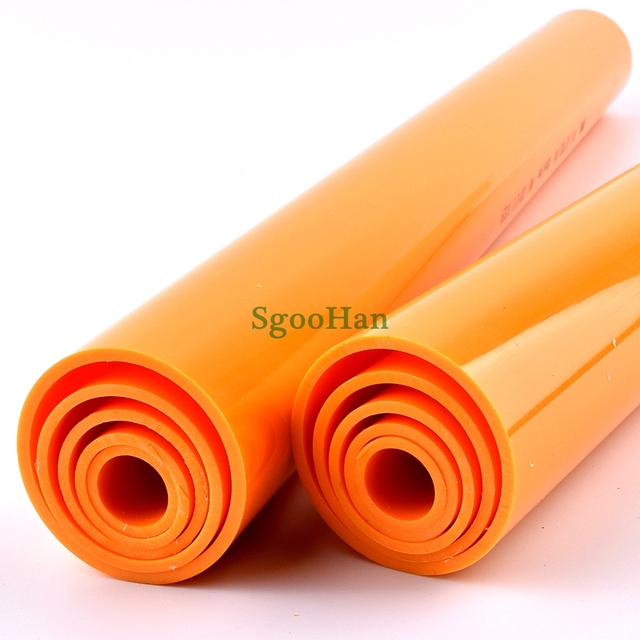 Pomarańczowy rura PVC akwarium do nawadniania ogrodu - zestaw 2 sztuk, średnica 20-50mm, długość 49-50cm - Wianko - 6