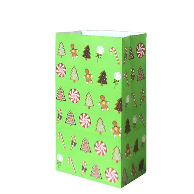 Torebki na cukierki świąteczne - 6 sztuk (Święty Mikołaj/Bałwan) - Kolorowe torby na prezenty 2021 - Noel - Zaopatrzenie firm w wesołe święta - Rzemiosło dekoracyjne - Świąteczna ozdoba - Wianko - 5