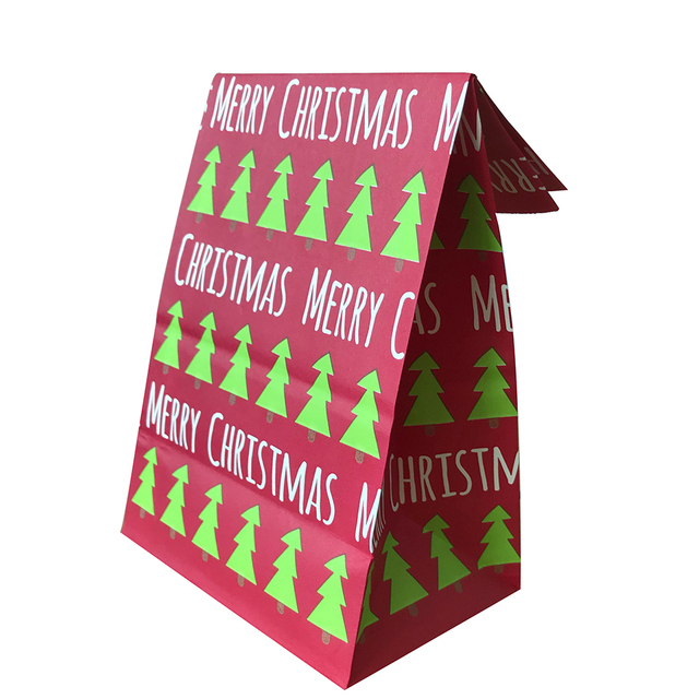 Torebki na cukierki świąteczne - 6 sztuk (Święty Mikołaj/Bałwan) - Kolorowe torby na prezenty 2021 - Noel - Zaopatrzenie firm w wesołe święta - Rzemiosło dekoracyjne - Świąteczna ozdoba - Wianko - 1