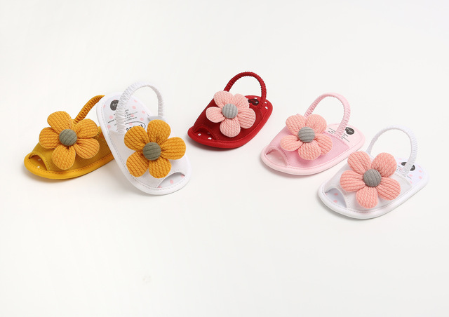Sandały kwiatowe dla noworodka - 2022 kolekcja dla dziewczynki, duże rozmiary - Wianko - 7