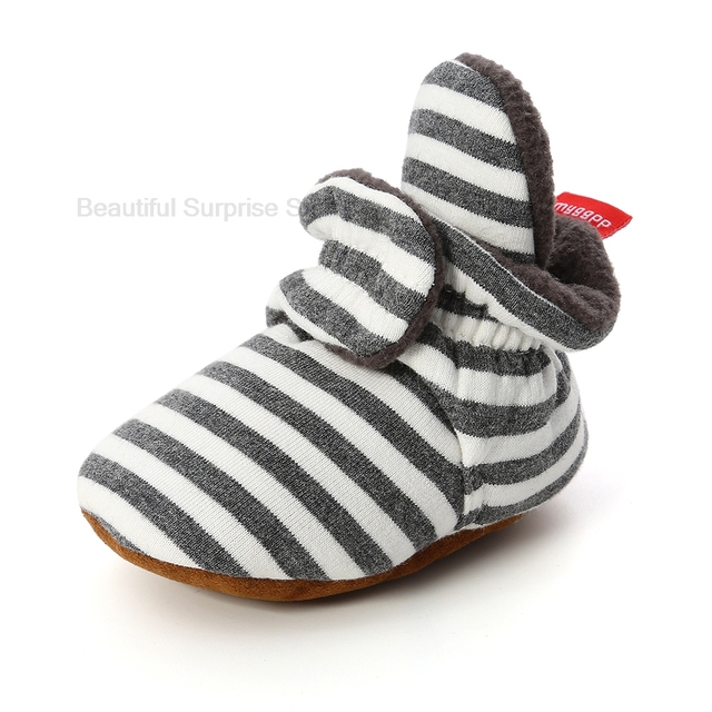 Ciepłe buciki dla malucha - urocze dziecięce kapcie antypoślizgowe dla chłopca i dziewczynki - Wianko - 14
