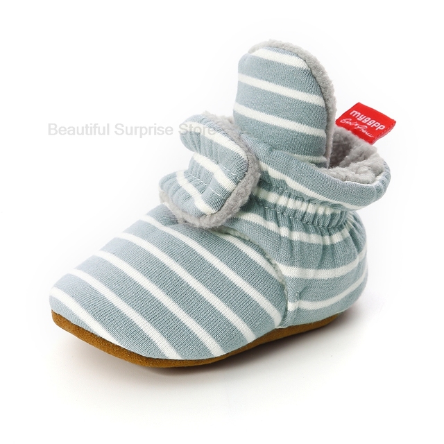 Ciepłe buciki dla malucha - urocze dziecięce kapcie antypoślizgowe dla chłopca i dziewczynki - Wianko - 16