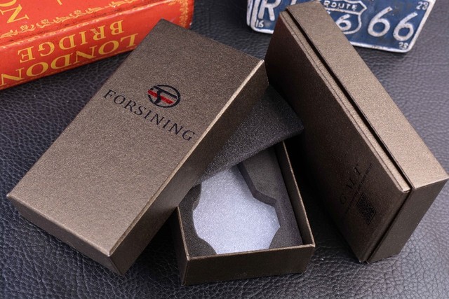 Forsining - wysokiej jakości papierowe pudełko kartonowe do zegarków - Wianko - 1