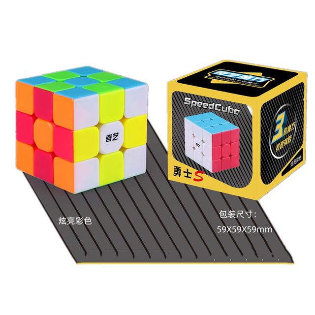 Qiyi Yongshi S 3x3x3 - Kostka Yongshi Stickerless Cube. Kostka puzzle dla profesjonalistów i dzieci - Wianko - 11